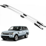 ERKUL Roof Side Rails Rack for Range Rover Sport 2005-2013 | All Weather Roof Rack Aluminum Side Rails for Rooftop, Luggage Carrier, Kayak, Canoe, Ski, Snowboard | Silver