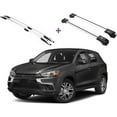 thumbnail image 1 of ERKUL Set of Roof Side Rails Rack + Cross Bars for Mitsubishi Outlander Sport ASX 2011-2024 | Complete Roof Rack System | Rooftop Luggage Carrier, Kayak, Canoe, Ski | Designed for Bare Roofs | Silver, 1 of 7