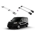 thumbnail image 1 of ERKUL Set of Roof Side Rails Rack + Cross Bars for Ram Promaster City 2015-2022 | Complete Roof Rack System for Bare Roofs | Rooftop Luggage Carrier, Kayak, Canoe, Ski | Silver, 1 of 7