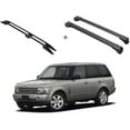 thumbnail image 1 of ERKUL Set of Roof Side Rails Rack + Cross Bars for Range Rover 2002-2012 | Complete Roof Rack System | Rooftop Luggage Carrier, Kayak, Canoe, Ski | Designed for Bare Roofs | Black, 1 of 7