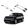 thumbnail image 1 of ERKUL Set of Roof Side Rails Rack + Cross Bars for Range Rover Sport 2014-2022 | Complete Roof Rack System | Rooftop Luggage Carrier, Kayak, Canoe, Ski | for Bare Roofs | Silver, 1 of 7