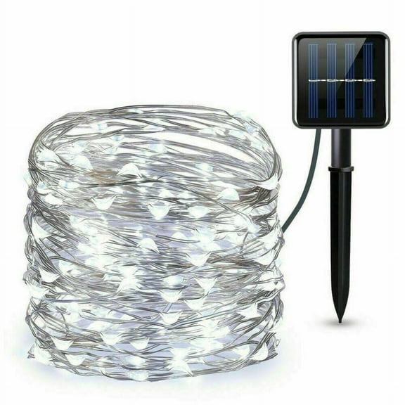 EROCK 100/200 LEDs String Light, Outdoor Waterproof Copper Wire Solar String Lights LED Garden Xmas Party Decor
