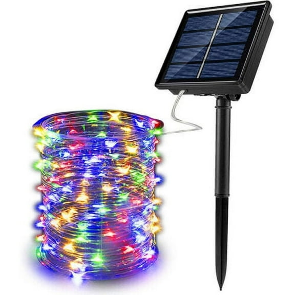 EROCK 100/200 LEDs String Light, Outdoor Waterproof Copper Wire Solar String Lights LED Garden Xmas Party Decor