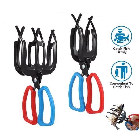EROCK 2 Claw/ 3 Claw Metal Fish Grippers Fishing Multifunctional Teeth Fishing Pliers