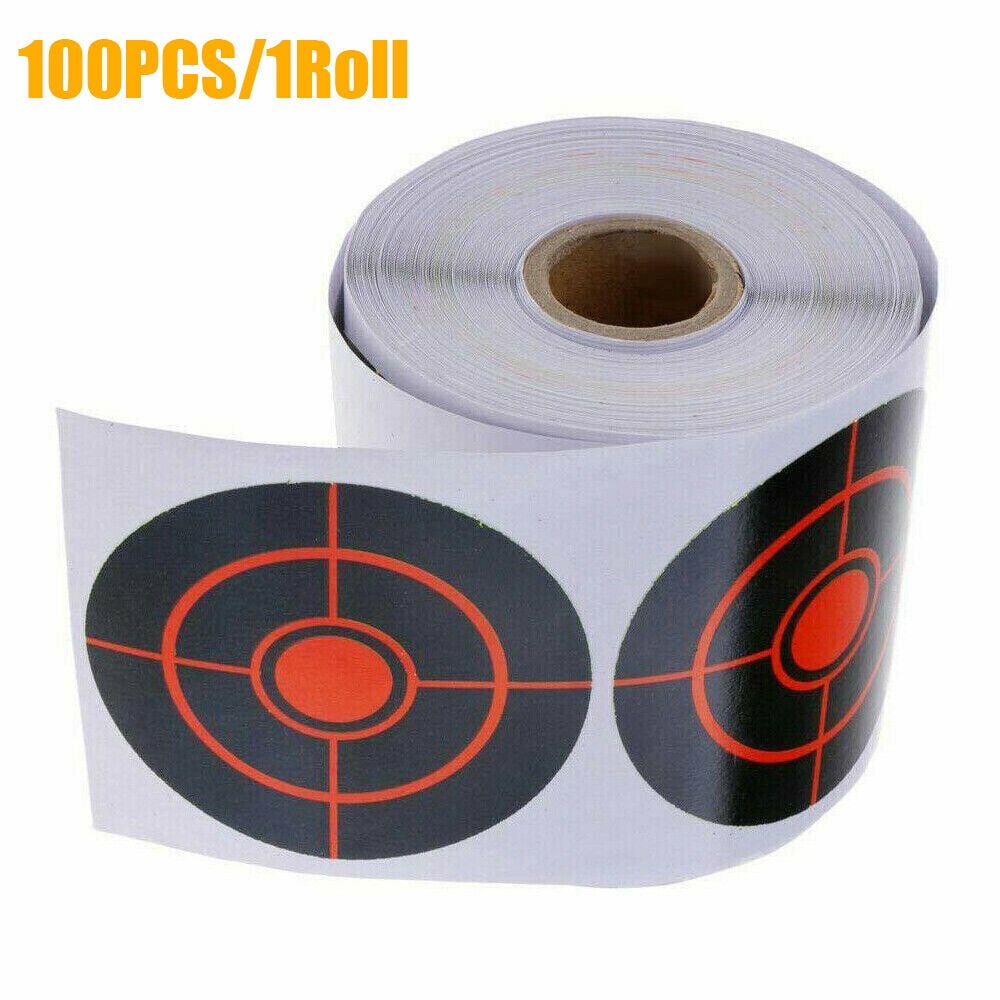 Target Sticker Record EROCK 3-inch Shooting Target Stickers Reactive Splatter Training Self ...