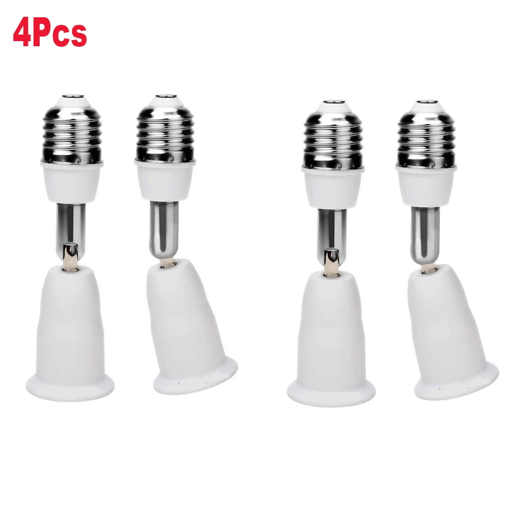 4 Pack Adjustable Vertical 90° E26/E27 Light Socket Extender 4.5 Inch Extension - Foto 6