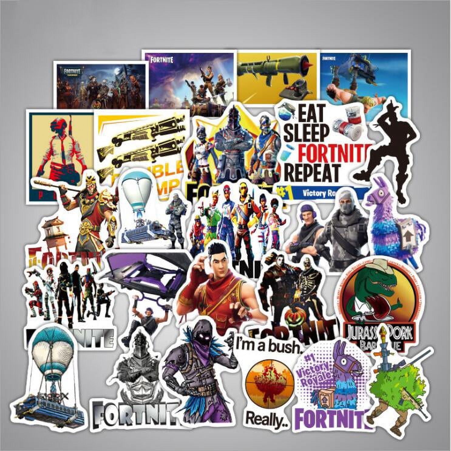 EROCK 46pcs/Lot Refrigerator Skateboard Trolley Case Backpack Multicolor Waterproof PVC Stickers