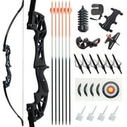 EROCK 50" Archery Takedown Recurve Bow & Arrows Suit for Adult Beginner Hunting Target