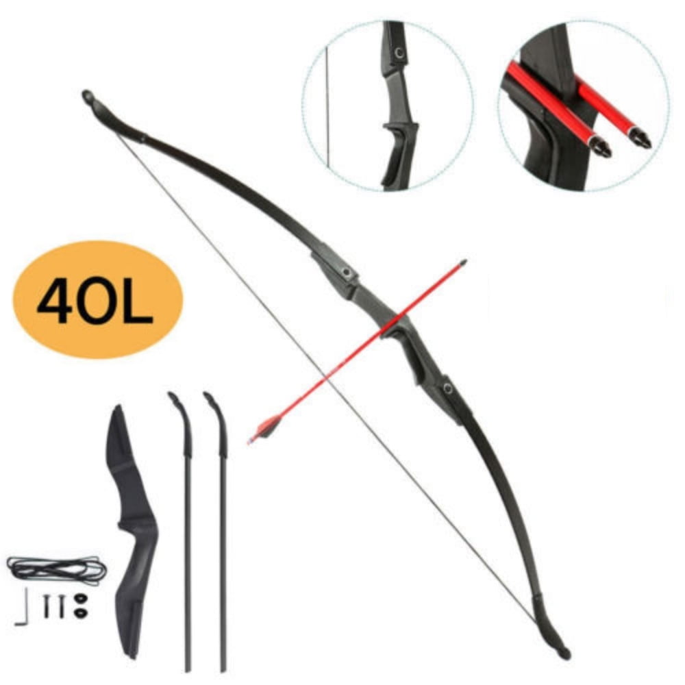 EROCK 57" 40Lbs Takedown Archery Recurve Bow Right Left Hand Hunting Beginner Practice