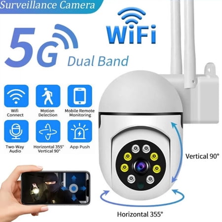 EROCK 5G Wifi Wireless Security Camera System 1080P HD Outdoor Home Night Vision Cam