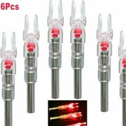 EROCK 6PCS Led Lighted Automatically Nocks for Arrows with Inside Diameter.244/6.2mm