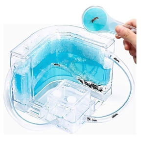 EROCK Connecting Ant Farm Castle with Tubes, Habitat Educational & Learning Science Kit Toy for Kids & Adults - Allows Study of Ecosystem, Behavior of Ants within the 3D Maze of