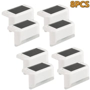EROCK Solar Deck Lights 4/8/12/16Pcs, Outdoor Step Light Waterproof Led Solar Lamp for Steps Fence Deck Railing Stairs, Warm White