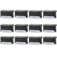 thumbnail image 1 of EROCK Solar Deck Lights 4/8/12/16Pcs, Outdoor Step Light Waterproof Led Solar Lamp for Steps Fence Deck Railing Stairs, Warm White, 1 of 10