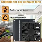 EROCK Solar Mini Ventilator Panel Powered Fan Exhaust Fan Greenhouse Motorhome House