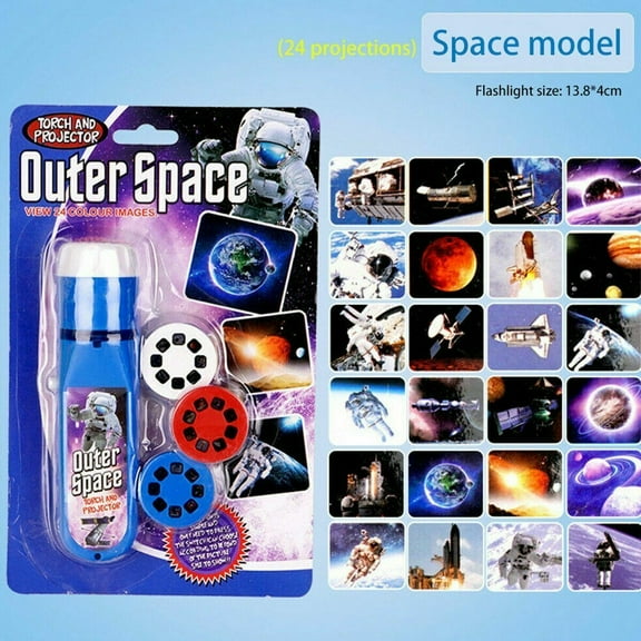 EROCK Torch Night Projector Light Eductional Toys For 2-10 Year Old Kids Girl Boy Gift