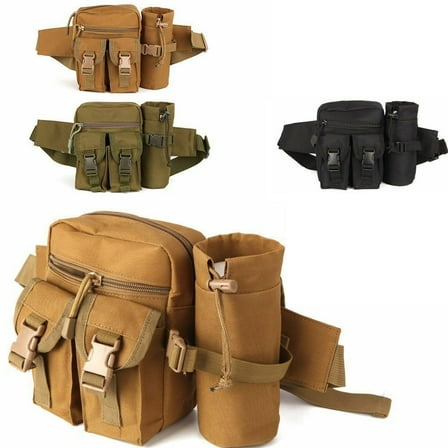 EROCK Waist Bag Fanny Pack EDC Tools Water Bottle Hiking Bag Pouch Camping