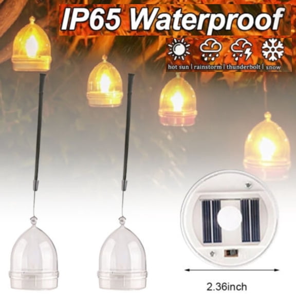 EROCKr LED Candles Solar Tea Lights Outdoo Flameless Flicker for Lantern Home Decor