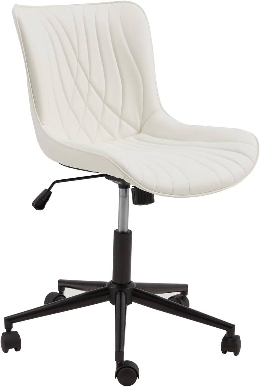 Chairs For Bedrooms Office Chair,Armless Desk Chair, Modern Swivel
