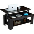 EROMMY Lift Top Coffee Table,Rustic Coffee Table Lift Tabletop with