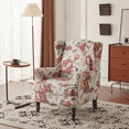 thumbnail image 1 of EROMMY Upholstered Accent Chair, Floral Print Fabric Armchair, 1 of 8