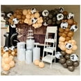 EROOCAI Cowboy Balloons Garland MMF7 Arch Kit150pcs Brown Apricot Cow
