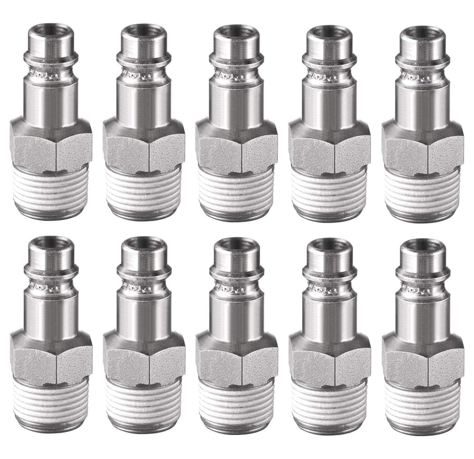 ERP 076251 (10 Pack) 1/4” Thread Male NPT 3/8” Body Size High Flow ...