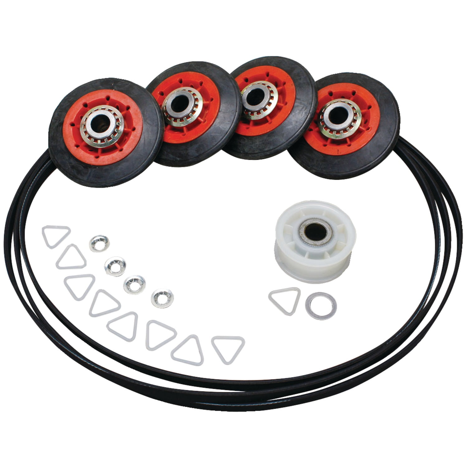 ERP 4392067 Dryer Drum Roller/Idler/Belt Kit for Whirlpool - Walmart.com