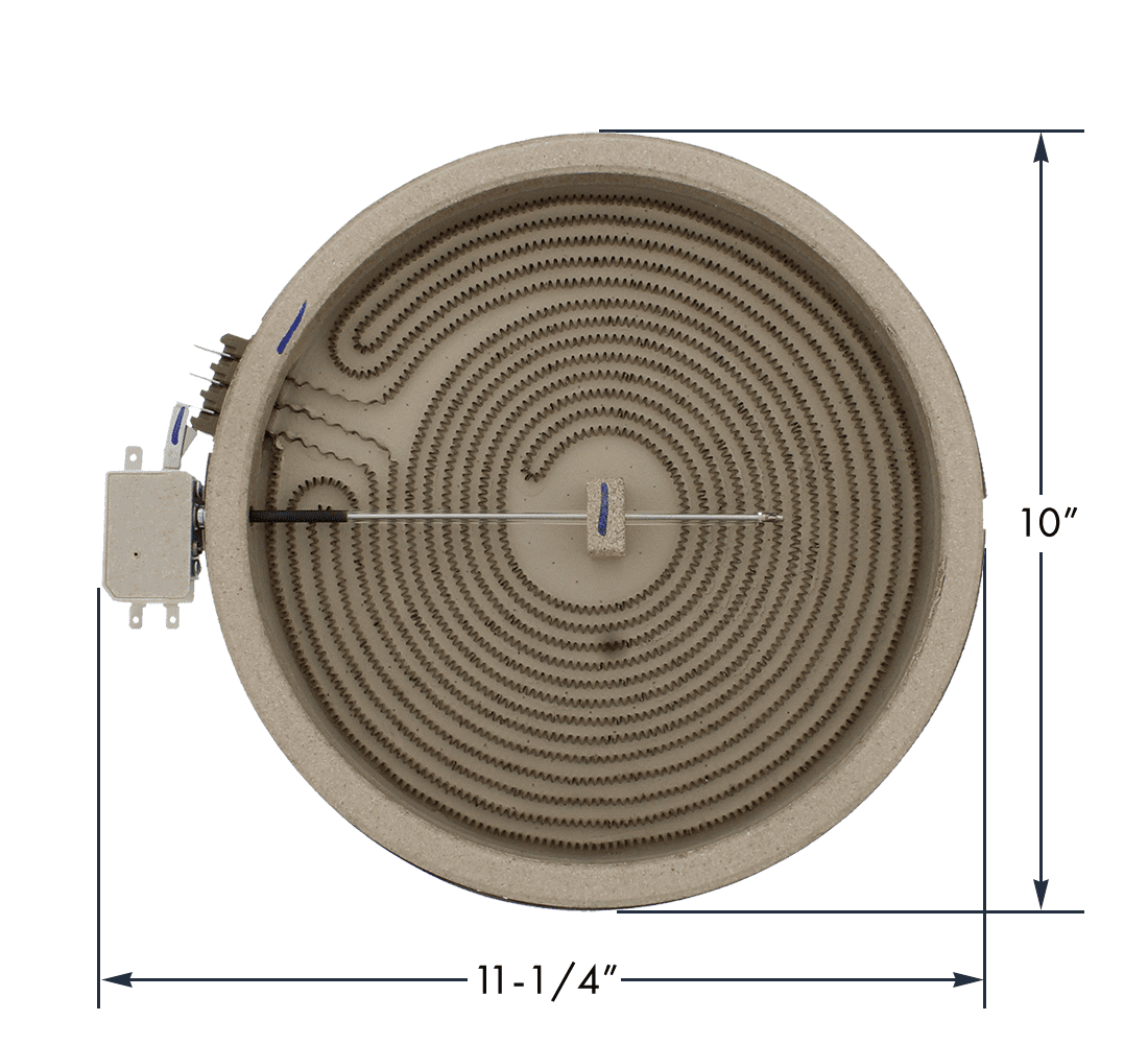 ERP 9" Radiant Surface Element for GE Range, AP5989975, PS11729126, WB30X24111