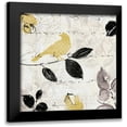 thumbnail image 1 of ERR, Pela 12x12 Black Modern Framed Museum Art Print Titled - Plume and Motif I, 1 of 5