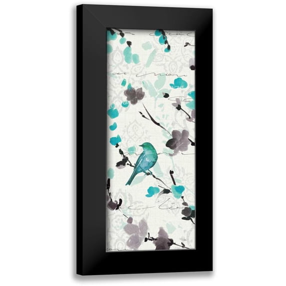 ERR, Pela 8x14 Black Modern Framed Museum Art Print Titled - Flowing III