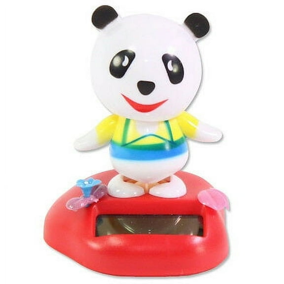 ERROR Dancing Panda in a Meadow Solar Toy Home Decor Birthday Gift B11567