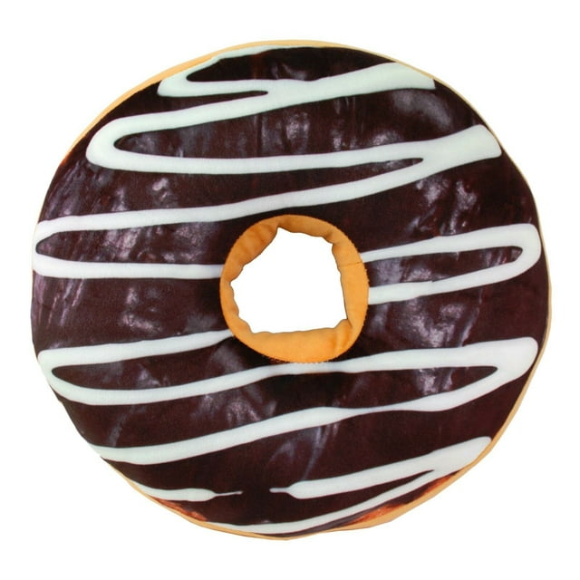 ERROR Smiling JuJu 3D Milk Chocolate Donut Pillow Soft Bolster Sofa