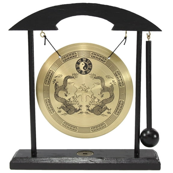ERROR Zen Table Gong Dragon Feng Shui Meditation Desk Bell Home Decor Gift EHD