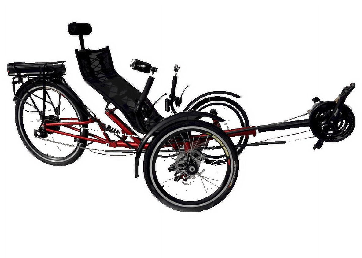 ERT36 Folding Electric Recumbent Tricycle Fastest Electric Trike for