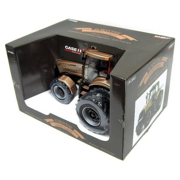 ERTL 1/16 Case IH MX305 GOLD Demo Magnum Tractor With Large Rear Duals 16179a