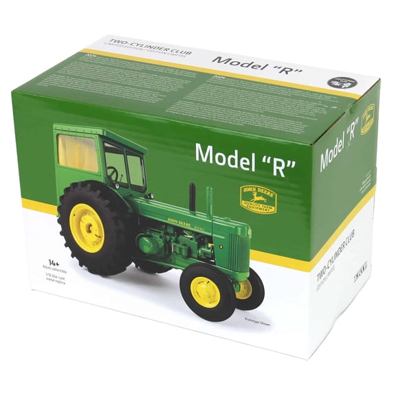ERTL 1/16 John Deere Model R Tractor with Cab, 2024 Two-Cylinder Club 45945