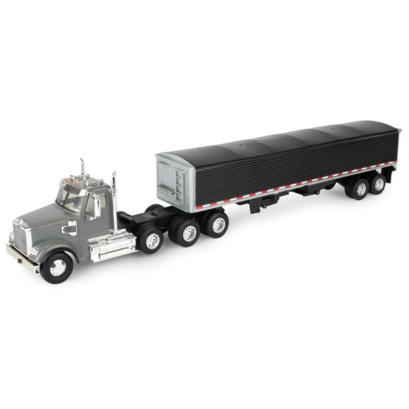 ERTL 1/32 Gray Freightliner 122SD Semi with Grain Trailer 47361