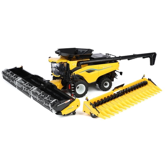 ERTL 1/32 New Holland CR11 Combine with Draper & Corn Heads Prestige Collection 61006