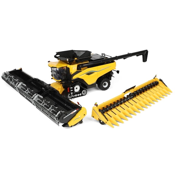ERTL 1/32 New Holland CR11 Tracked Combine with Draper Head & Corn Head, Prestige Collection, ERT61046