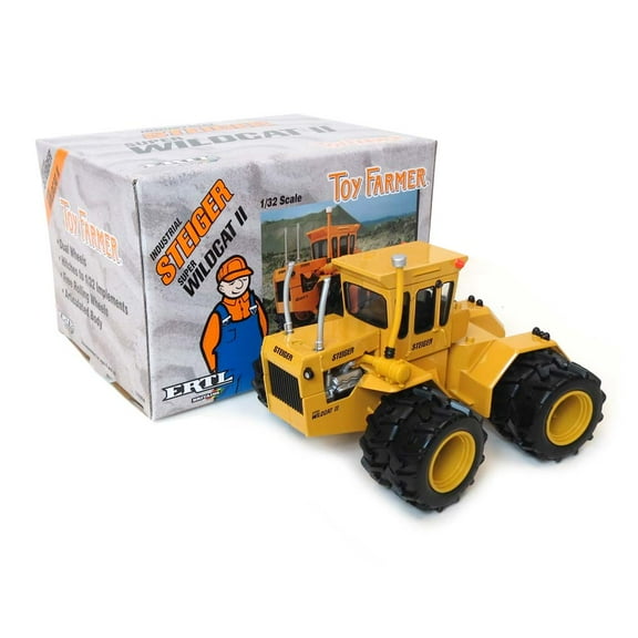 ERTL 1/32 Steiger Super Wildcat II, Construction Yellow, #8 in Toy Farmer Steiger Series, ZFN14329A