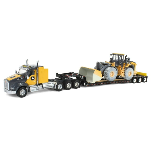ERTL 1/50 John Deere 904 P-Tier Wheel Loader with Kenworth T880 Semi & Trailer Prestige Collection 45969