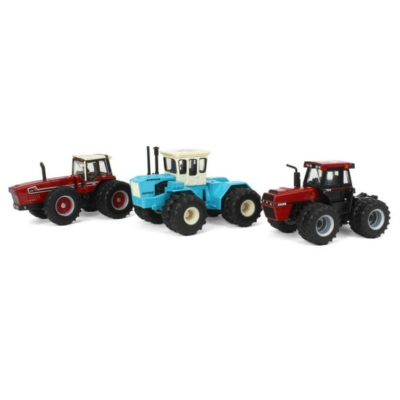 ERTL 1/64 Case IH & IH 4WD Tractor Set, Toy Tractor Times 40th Anniversary 44388
