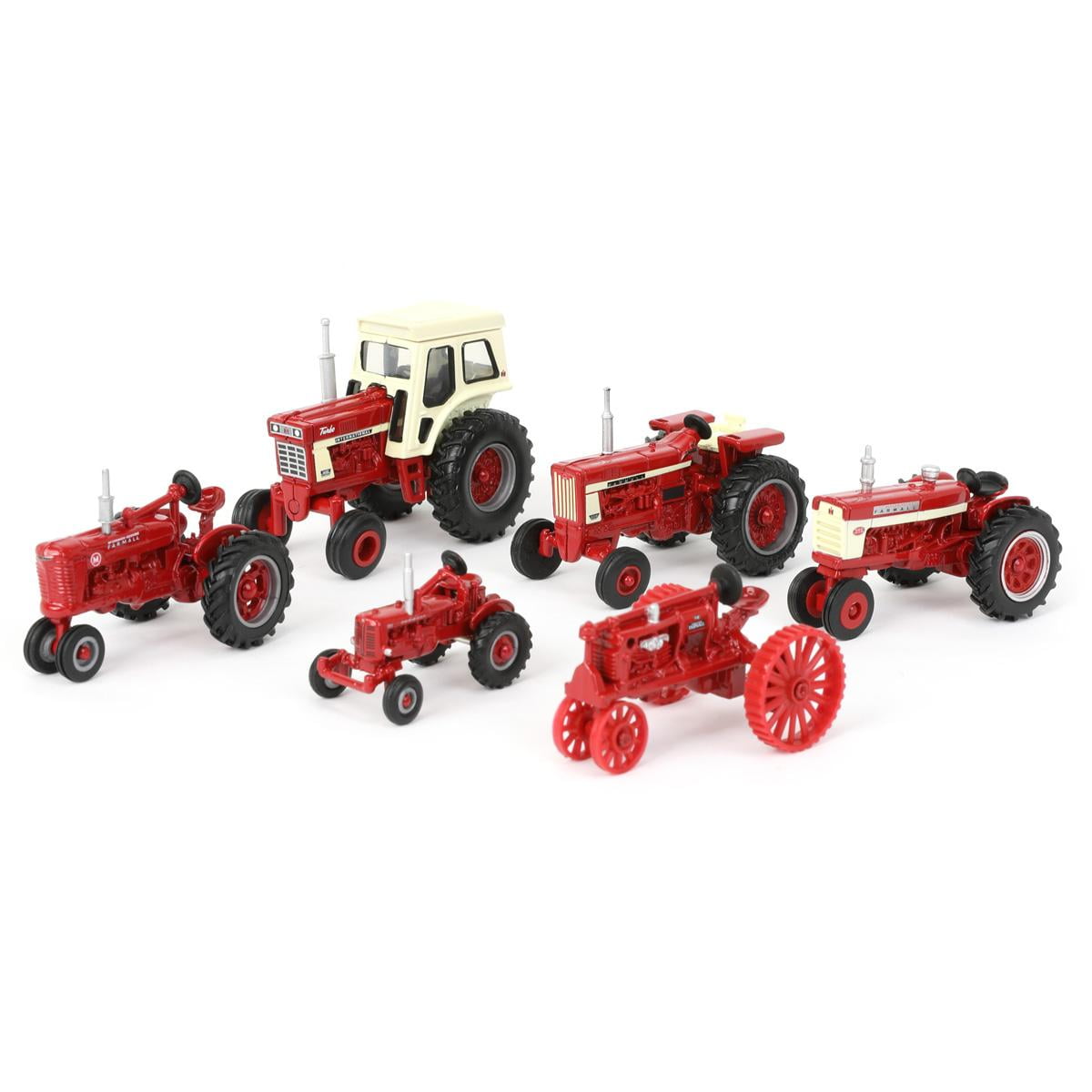 ERTL Farmall 100th Anniversary 1 64 Diecast Model Tractor Collectible Set 44301 Walmart