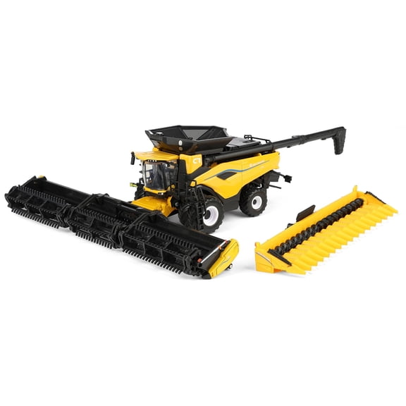 ERTL 1/64 New Holland CR11 Combine with Draper & Corn Heads Prestige Collection 61017
