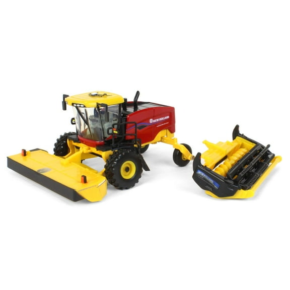 ERTL 1/64 New Holland Speedrower 220 PLUS Self-Propelled Windrower w/ Both Heads, 2022 Farm Show 13969