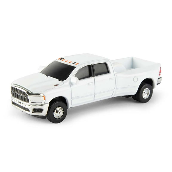 ERTL 1/64 Ram 3500 Die-cast Dually Pickup, White, Collect N Play by ERTL, 47169-2