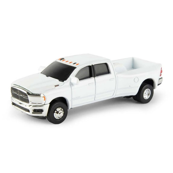 ERTL 1/64 Ram 3500 Die-cast Dually Pickup, White, Collect N Play by ERTL, 47169-2