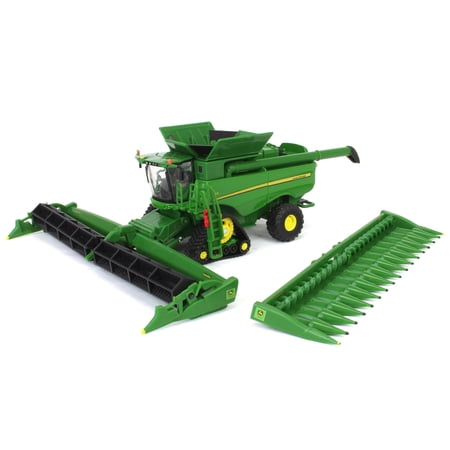 ERTL 1/64 John Deere S780 Tracked Combine Tractor with Corn & Grain Heads Prestige Collection 45872