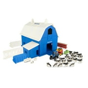 ERTL 1/64 Special Edition New Holland Dairy Barn Set with T6.164 Tractor and Roll-Belt 560 Baler 13982